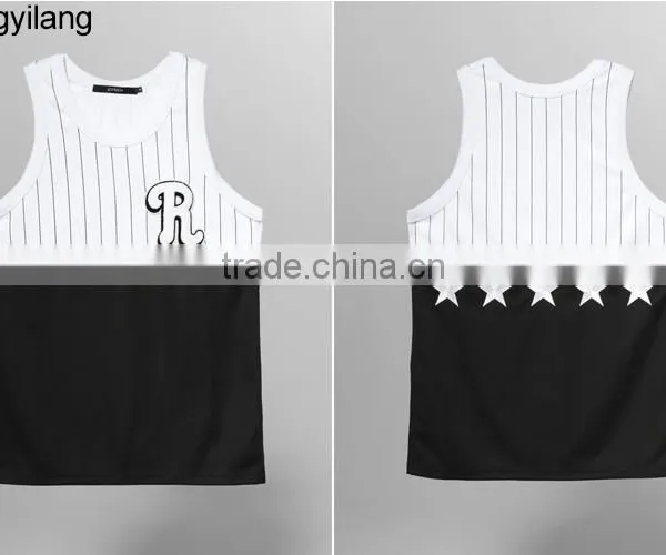 Custom Most Fashionable Printing Tank Top With Your Own Logo, Wholesale Tank Top Guangzhou Manufacturer photo-3