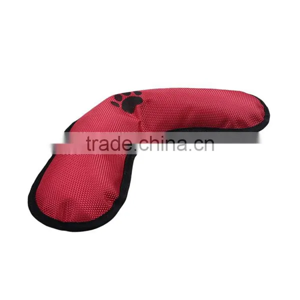 Training Chew Sound Activity Squeaky Toy Dart Red Orange Oxford Fabric Giggle Ball photo-2