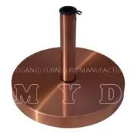 30kgs Steel Copper Plating Cover Umbrella Base
