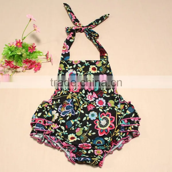 Wholesale Summer Printed Sling Ruffled Petti Playsuit Jumpsuit photo-3