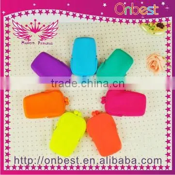 Newest Environmental Portable Silicone Purse Wallet Coin Rubber Wallet Purse