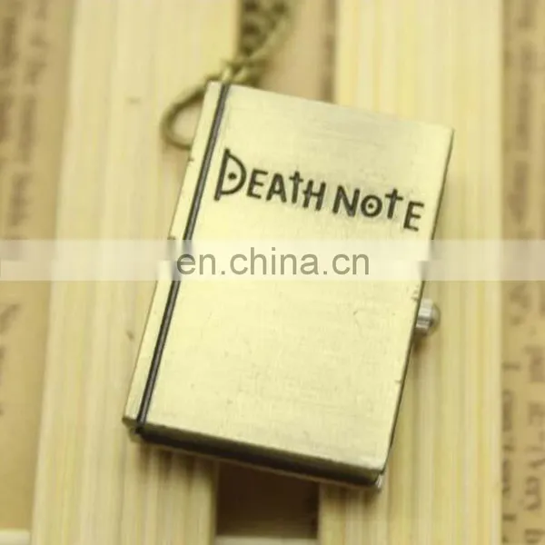 2017 Unique Death Note Notebook Pendant Necklace Pocket Watch Death Notebook Watch photo-5