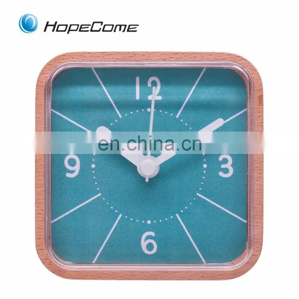 Custom Design Wooden Table Clock With High Quality photo-2