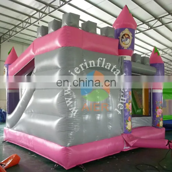 2017 New Inflatable Cheap Castle Rose Pink Bouncy Castle Kids Cute Jumping Castle House Inflatable for Wholesale photo-4