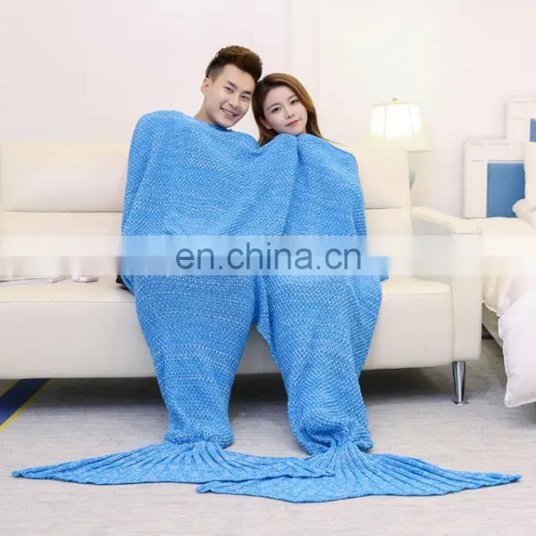 Wholesale Blanket Double Mermaid Tail Blanket photo-2