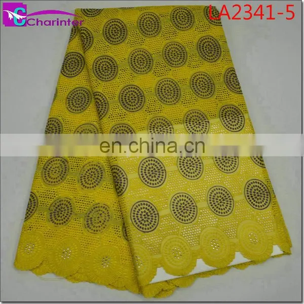 High Quality Charinter African Lace Fabrics LA2341 photo-6
