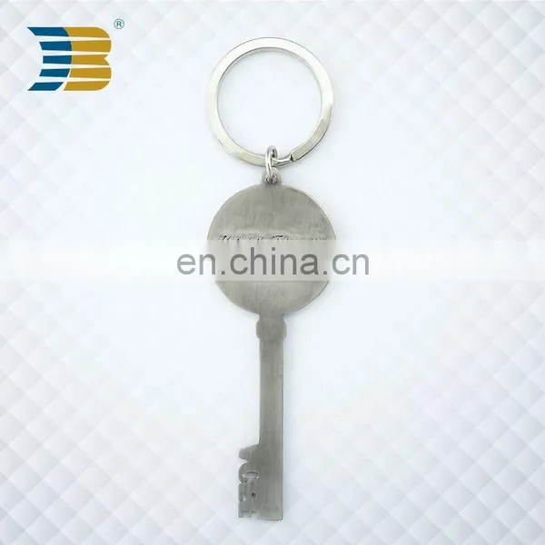 Creative Antique Key Shape Custom Metal Bottle Opener Keychain photo-3