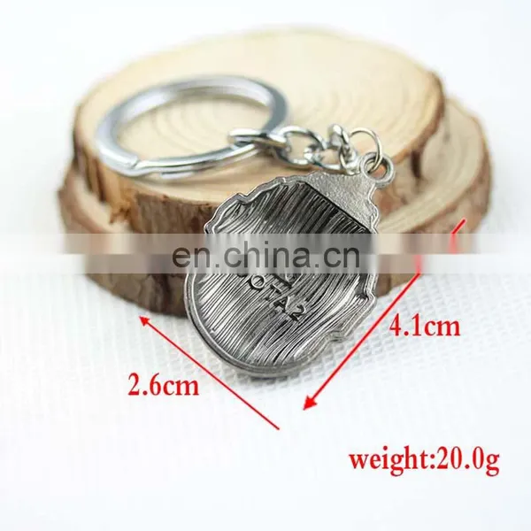 Game Dota 2 Butcher Pudge Keychain Pendant Keyring For Men's Gift 5 photo-6