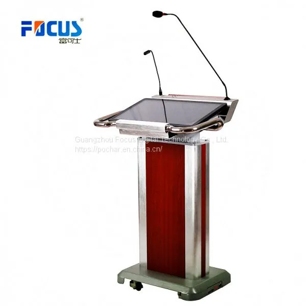 FK535N Slim Body Digital Podium With Writable Screen Aluminum photo-4