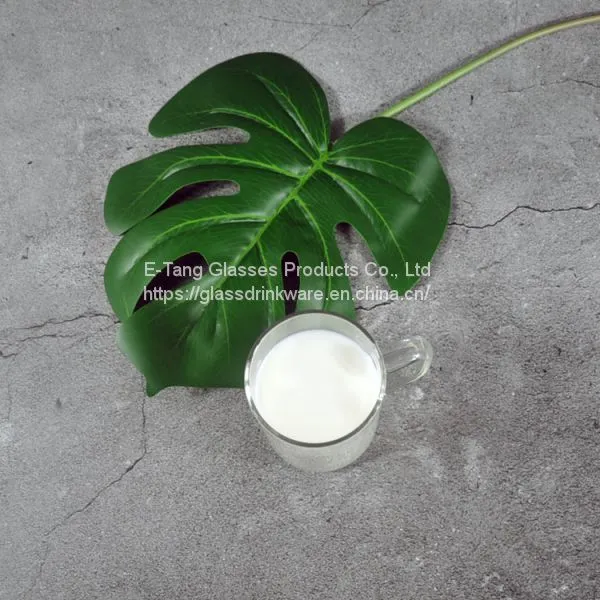 Wholesale OEM ODM Customized Free Sample China Reusable Glass Cup for Coffee And Tea photo-4