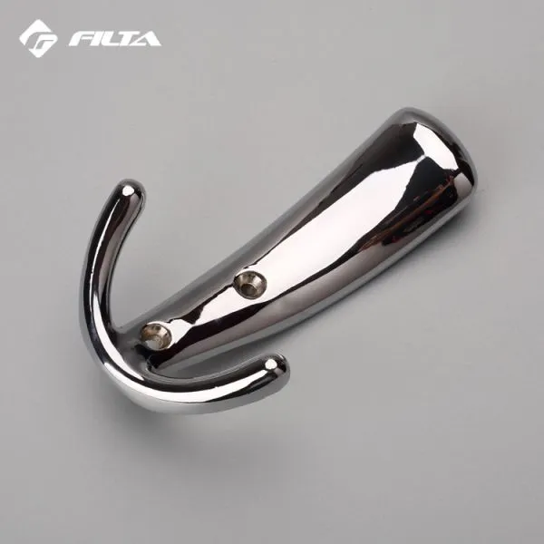 Fancy Design Filta Hardware Eco-Friendly Home Design Storage Small Double Zinc Alloy Coat Hook Hanger 6509 photo-4