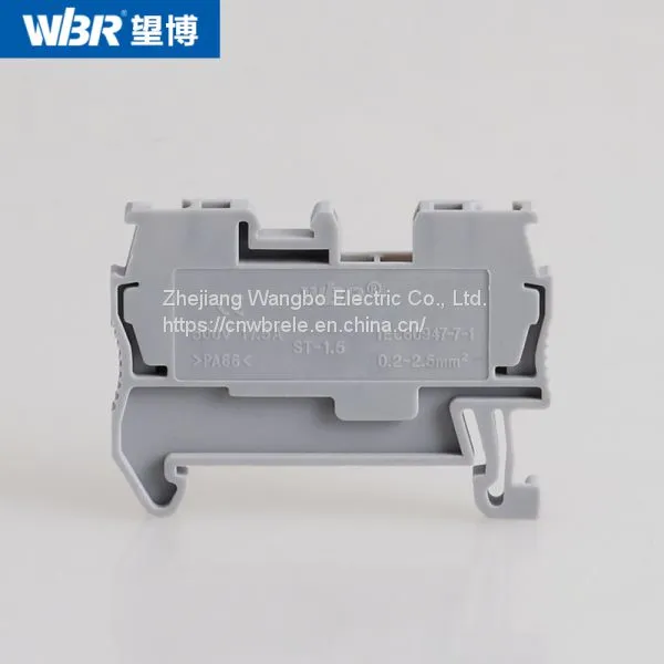 Spring Terminal Screw Terminal Block ST1.5 Pure Copper Connector photo-2
