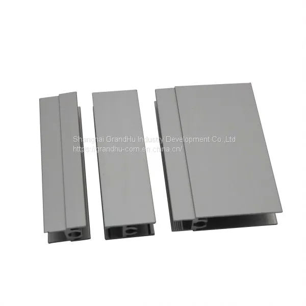 Wardrobe Sliding Door Track Profile Aluminium Stile Vertical Handle photo-5
