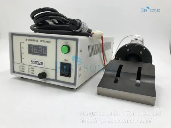 20K High Power Ultrasonic Welder Transducer and Generator for Automatic Ultrasonic Mask Machine photo-2