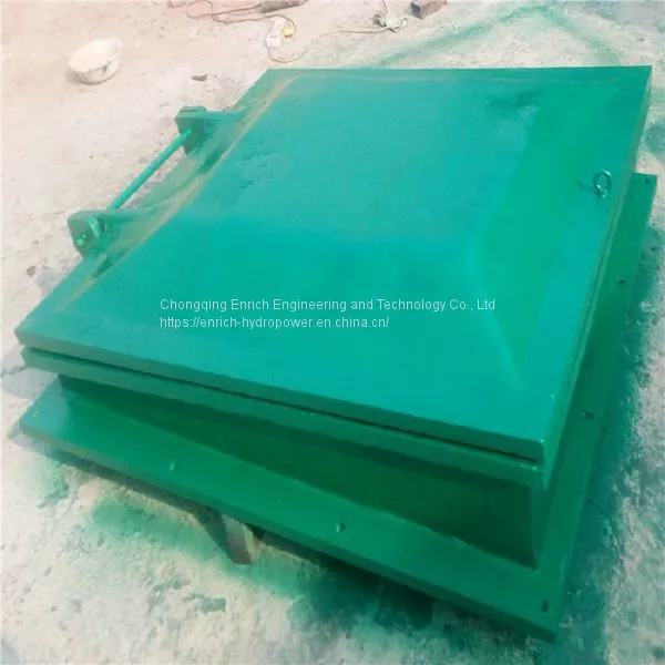 Fiber Glass Flap Electric Cast Casting FRP Penstock Sluice Gate Valve Water Gate Pipe Gate Use in River Course photo-3