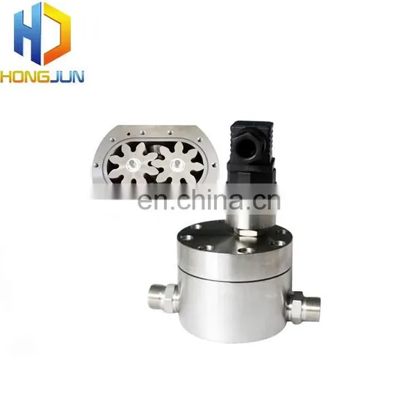 Diesel Oil Pluse Output Adhesives Lubricating Micro Gear Flowmeter photo-2