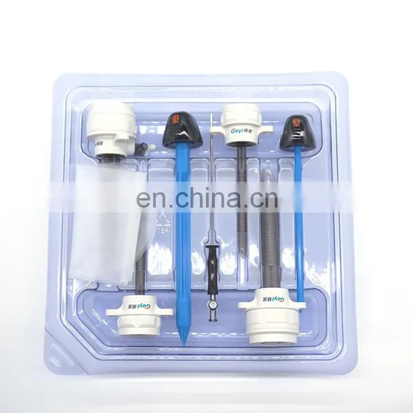 Geyi Laparoscopic Disposable Bladeless Trocar for Aparoscopic Surgical Instruments photo-7