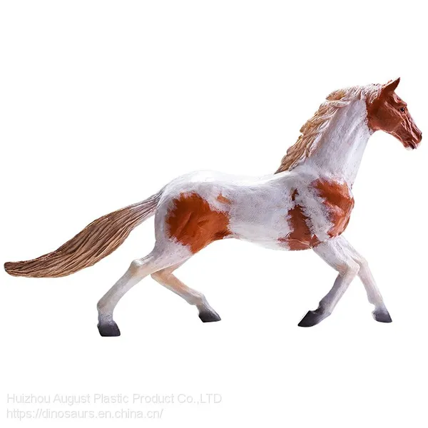 Children Present Recommended PVC Soft Safe Animal Figure Toys American Quarter Horse photo-4