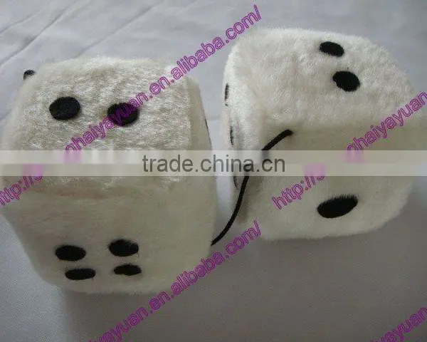 8cm Plush Cube Toys for Car Decorations
