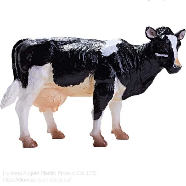 Custom Holstein Friesian Figure Pvc Holstein Cow Animal Model Toy Vivid Holstein Friesian Cow Action Figure photo-3