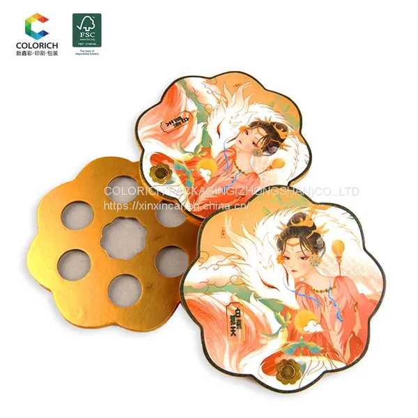 Custom Empty Makeup Cardboard Empty Magnetic Eyeshadow Palette Empty Palettes Palette Distribution photo-2