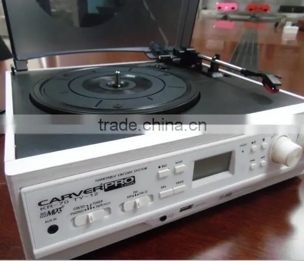 Belt-drive Turntable Player, Classic Phonograph, Record Player With Cassette
