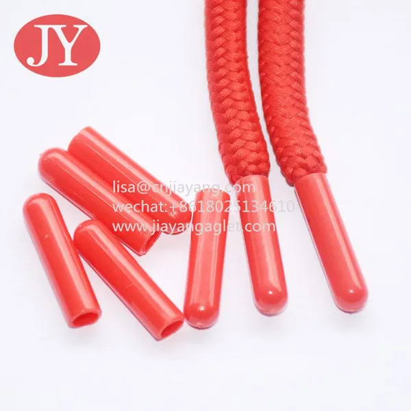 25mm Glossy Black Color Plastic Aglet for Hoodies OEM Shoe String Aglet Boot Shoe Laces Buckle photo-4