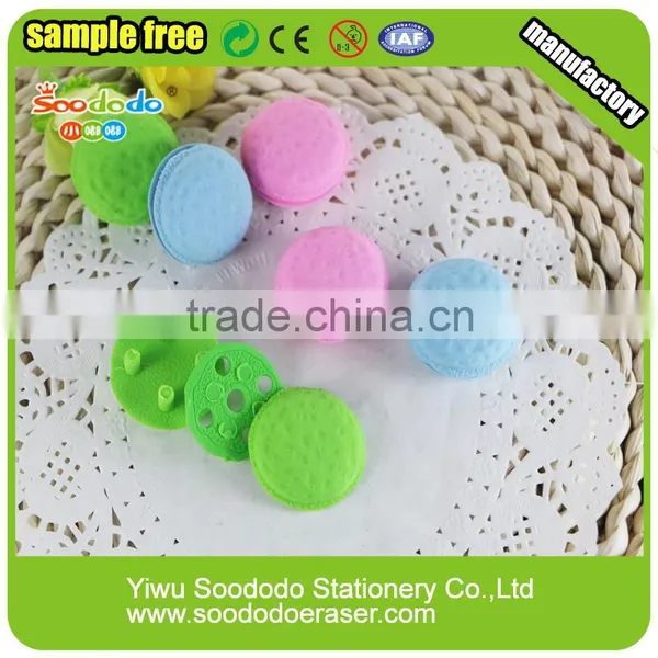 Mini Candy Macaron Shaped 3D Eraser photo-5