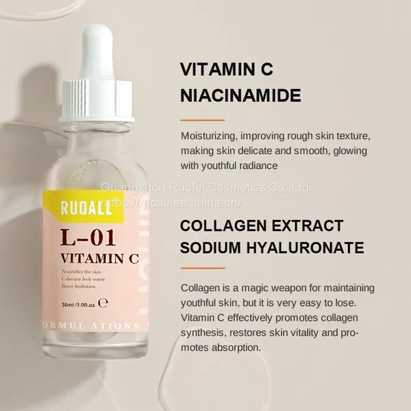 Wholesales Face Serum Vitamin C Brightening Skin Firming VC Serum 30 ml photo-5