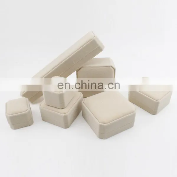 ENO Cheap Necklace Ring Wholesale Luxury Earrings Gift Velvet Custom Packaging Jewelry Box photo-2
