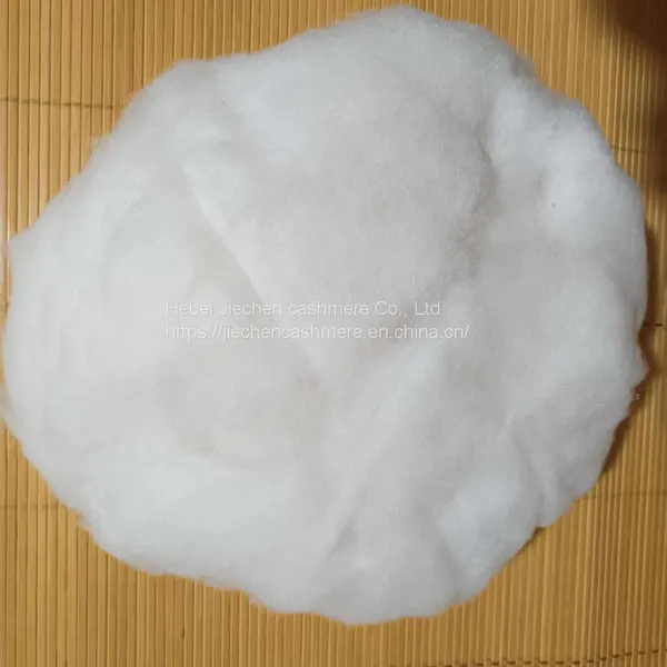 Factory Price White Dehaired Mohair in Stock for 19micron and 22mm Mohair photo-4