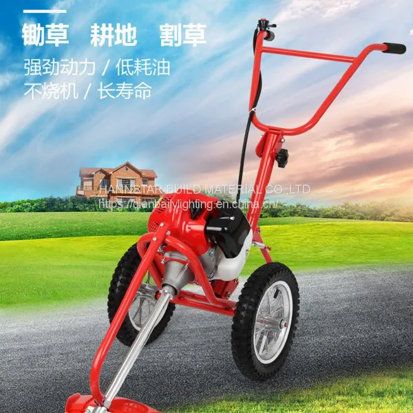 Grass Cutting Cutter Hand-Push Gasoline Brush Cutter Lawn Mower String Trimmer photo-2