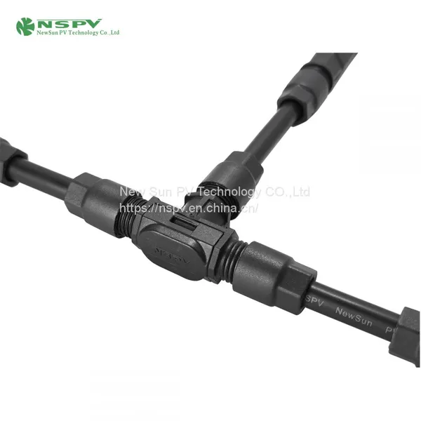 Solar Connector Branch PV Cable Connector 2To1 Y Connector