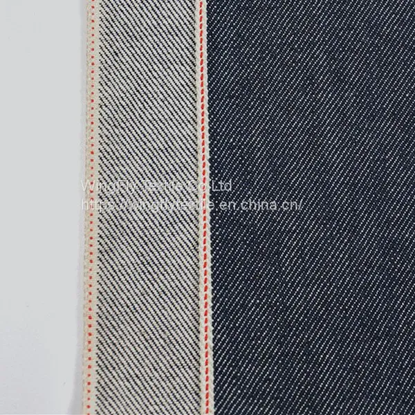 13oz 100% Cotton Slub Right Twill Mens Custom Denim Fabric W283429 photo-2