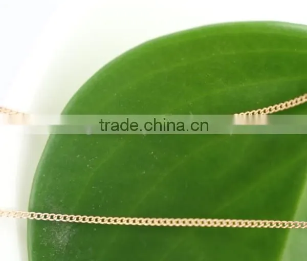 Fashion Long Gold Plated Thin Chain Necklace Jewelry photo-2