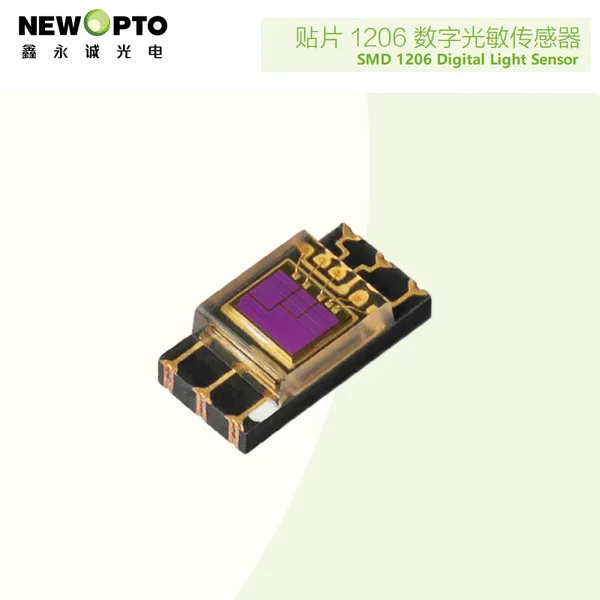 SMD 1206 Digital Light sensor, phototransistor, photo sensor,  550nm, 400nm-700nm, for TV panel, lighting control, smart phone, industrial control