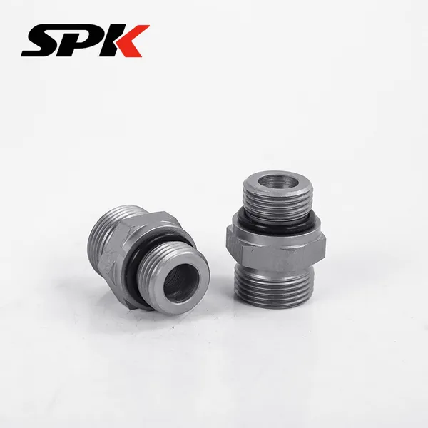 Hydraulic Transition Fitting, American Standard 1CO & 1DO Series Threaded Hydraulic Oil Tube Straight Fitting, Stainless Steel photo-3