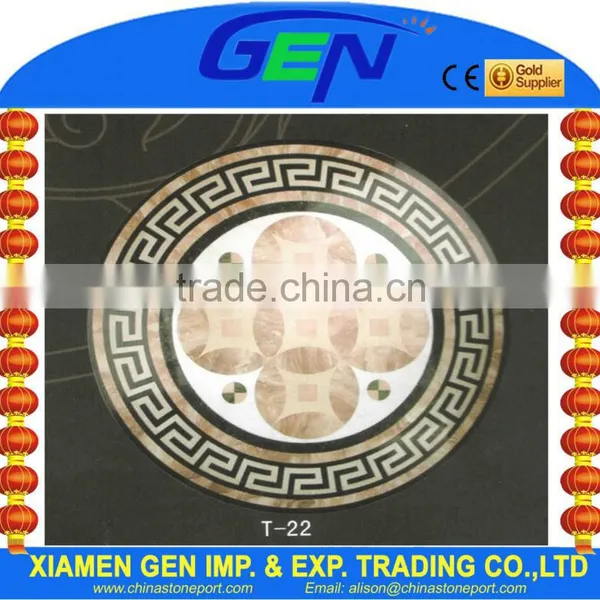 Flower Mosic Medallion Waterjet Medallion