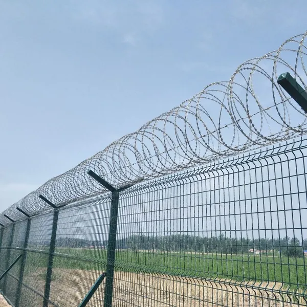 High-Security Razor Wire Barrier - 12V Electric Fence Compatible