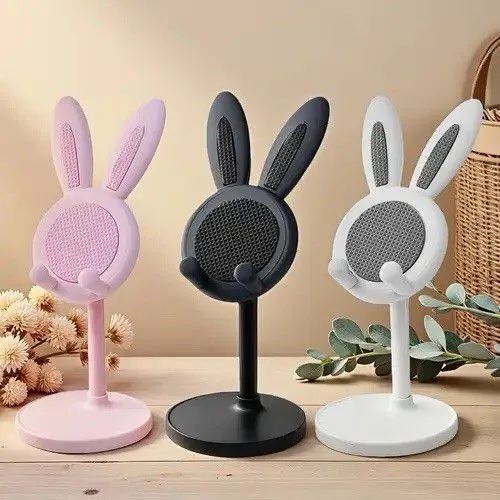 Cute Bunny Adjustable Desktop Phone Stand photo-4