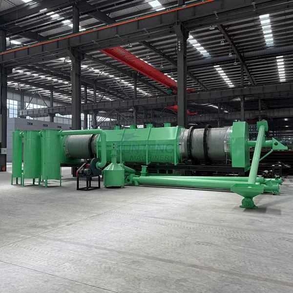Continuous Nut Shell Chestnut Shell Carbonization Furnace Biomass Pistachio Shell Charcoal Making Equipment photo-3