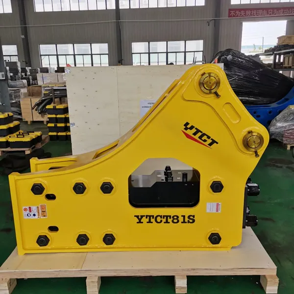 Side Type Hydraulic Breaker SB40 4-7Ton Excavator Rock Hammer for Demolition photo-3