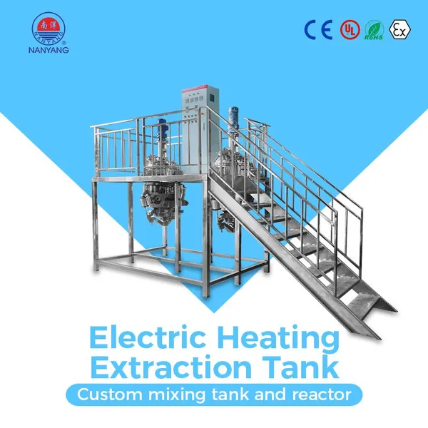 Nanyang 100-2000L Stainless Steel Traditional Chinese Herb Extraction Fermenter Bioreactor for Solid-Liquid Fermentation photo-3