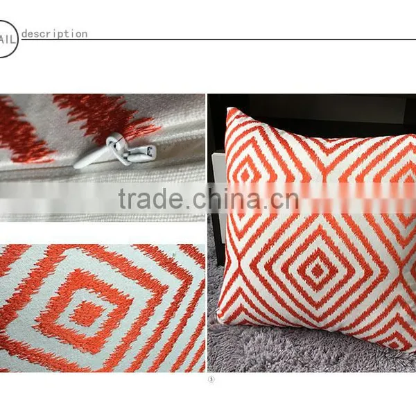 Geometry Embroidery Pillows Cushions Home Decor Pillow Office Chair Pillow Case photo-5