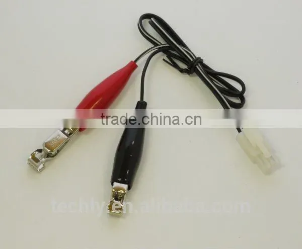 CustomUL 2468 20AWG Wire With DC5.5x2.1 and Solader 10A Alligator Clip Cable Assembly photo-3