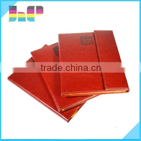 Promotional Gifts Custom Design Printed Hardcover Leather Notebook Printing photo-3