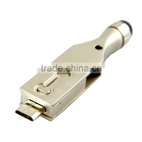Mini Silver OTG Usb With Touch Pen Function photo-2