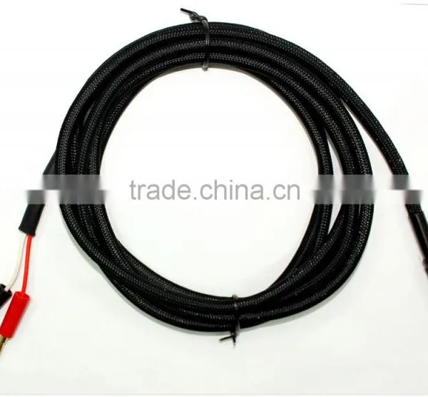 TRS Speaker Cable,Mono 6.35 to Banana Professional Speaker Cable