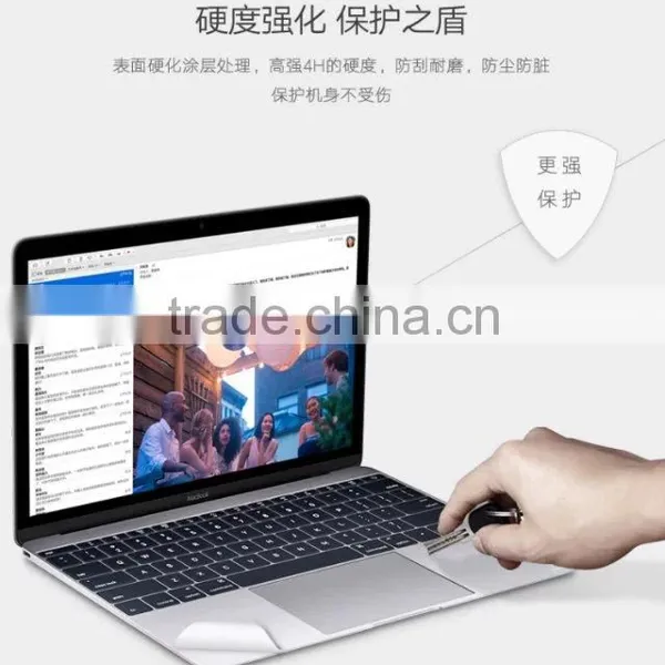 Baseus Clear Ultrathin 4H Screen Protector Set for the NewMacBook12 Nosilicon Screen Protective Film Case Forthe New Macbook 12 photo-4
