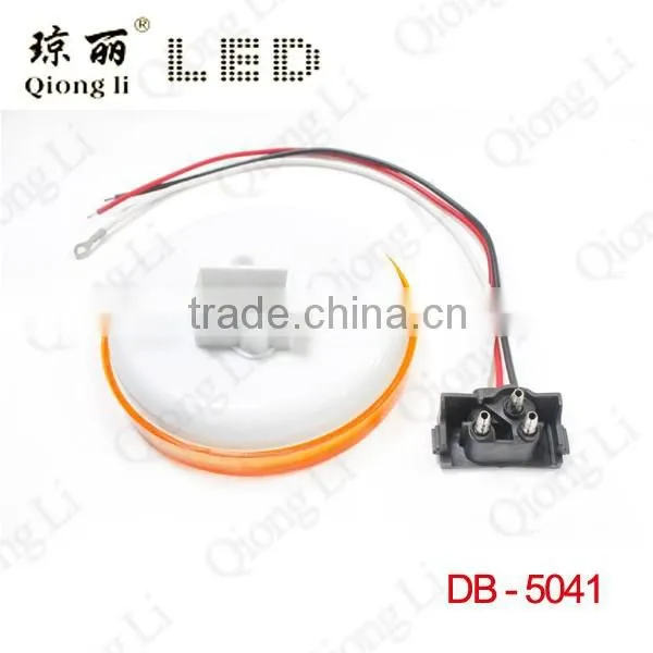 4" Round LED Stop Turn Tail Light Trailer Brake Lights photo-4